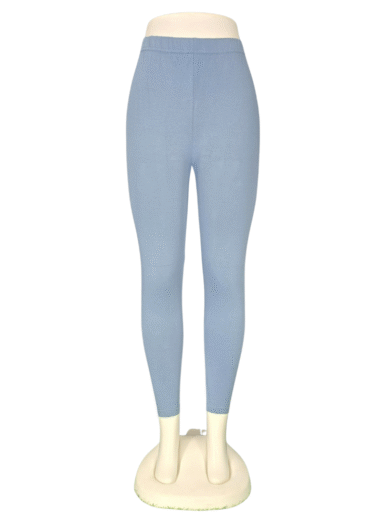 (14)#Lt. Grey - Ankle Leggings