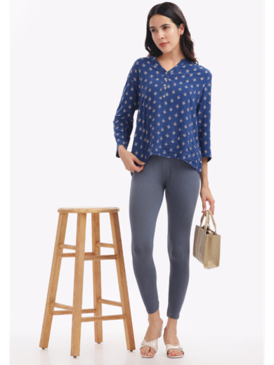 (03)#D.Grey – Ankle Leggings