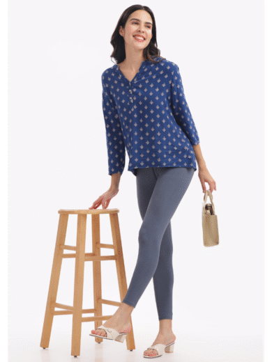 (03)#D.Grey – Ankle Leggings