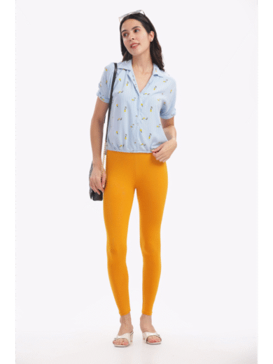 (08)#Mustard – Ankle Leggings