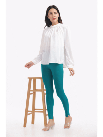 (09)#Ramar Blue – Ankle Leggings