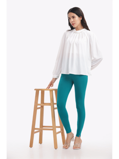 (09)#Ramar Blue – Ankle Leggings