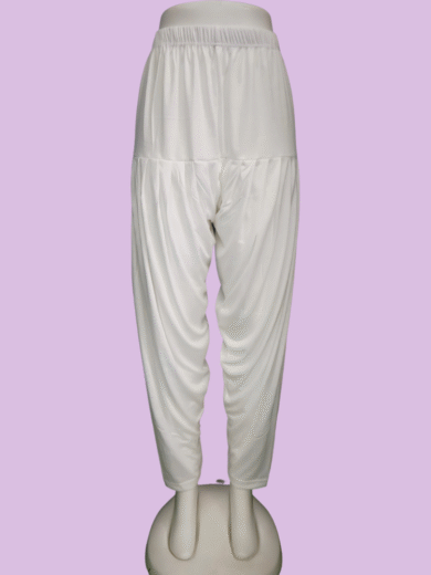 (10)#White - Patiyala Pant