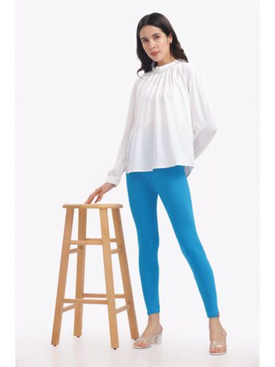 (12)#Firozi – Ankle Leggings