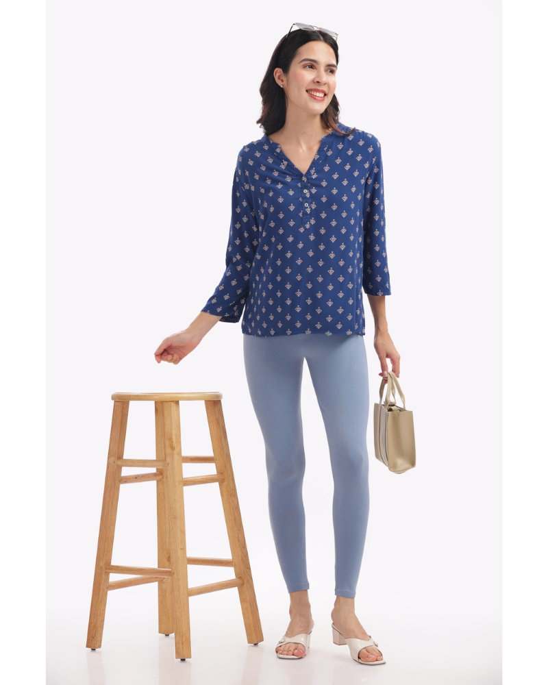 (14)#Lt. Grey – Ankle Leggings