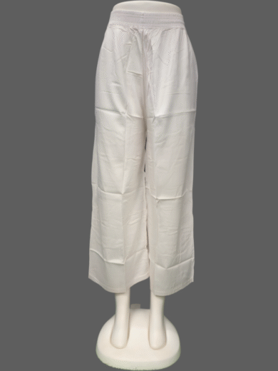 (06)#White – Rayon Palazzo Pant