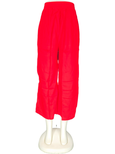 (11)#Red – Rayon Palazzo Pant