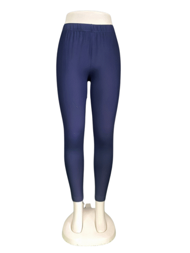 (24)#Navy - Ankle Leggings