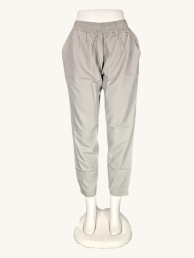 (14)#Lt. Grey – Rayon Straight Pant