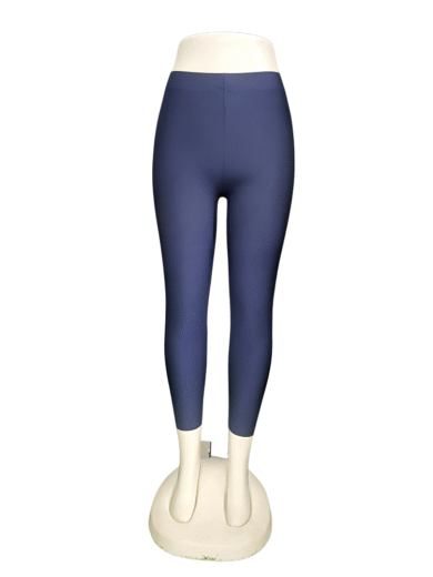 (14)#Navy – Shimmer-Ankle Pant