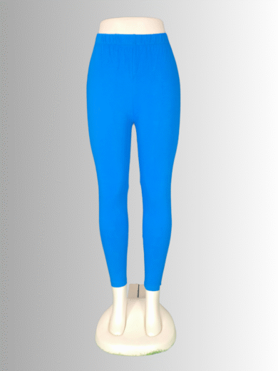 (09)#Ramar Blue - Ankle Leggings
